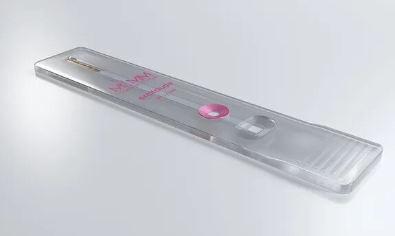 Der Präeklampsie-Test ähnelt einem Covid-Schnelltest