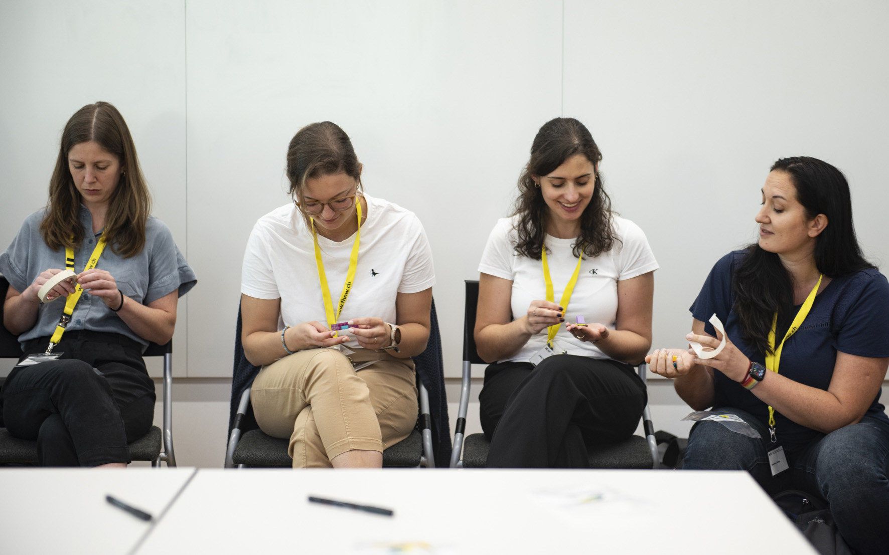 rechts: Valentina Giampa, BSc FHNW Informatik, 1. Semester MSc FHNW VDC Teilzeit