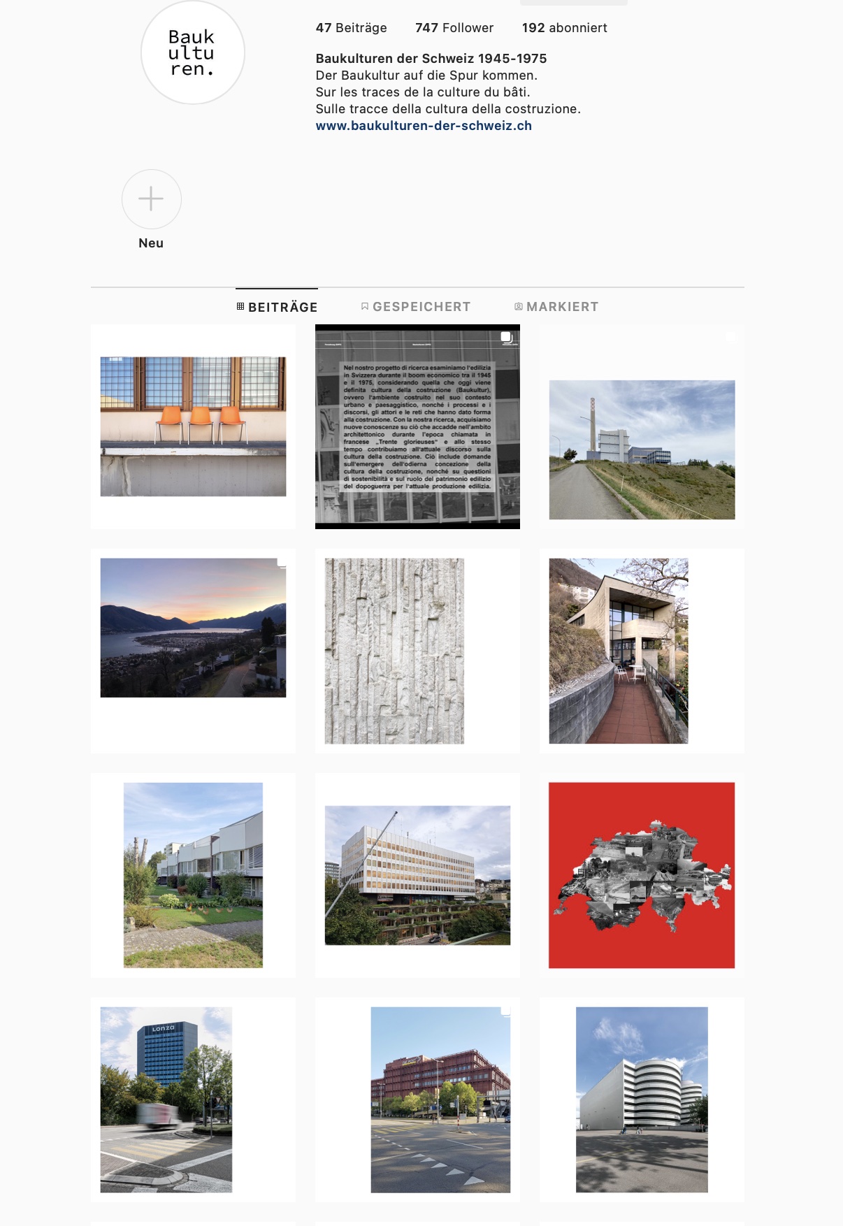 Instagram Baukulturen