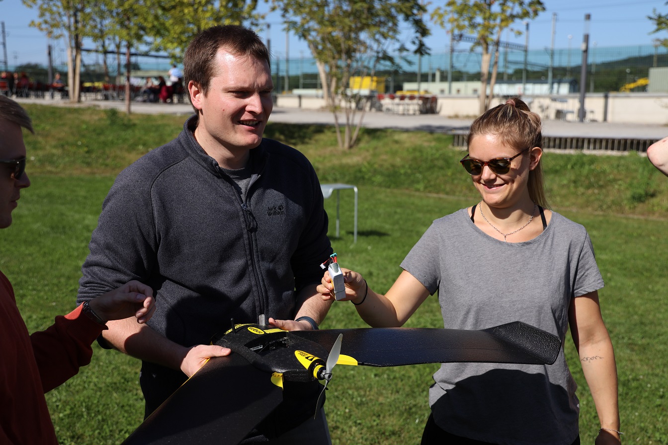 Drohnenschulung an der Hochschule für Architektur, Bau und Geomatik FHNW