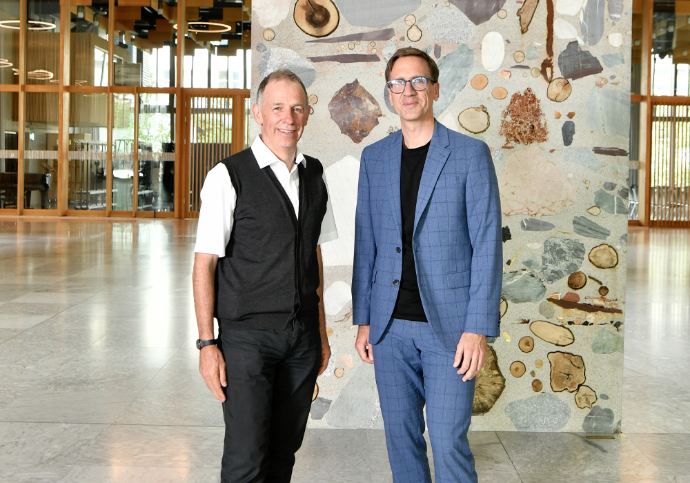 Ruedi Hofer und Gerhard Schrotter