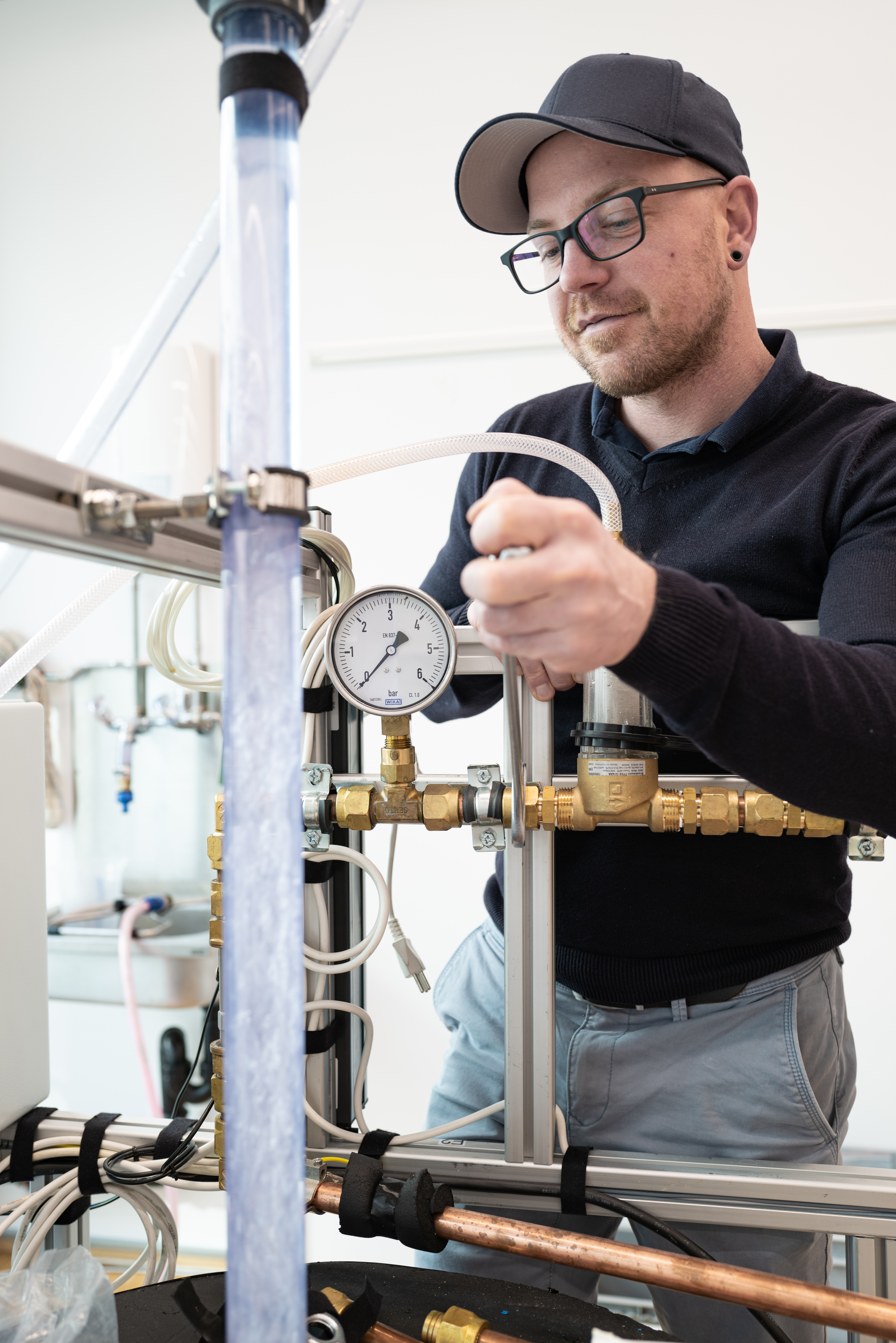 Portrait of Marc H., Absolvent Bachelor Energie- und Umwelttechnik FHNW, Projektleiter in einem Planungsbüro für Gebäudetechnik, Willers AG