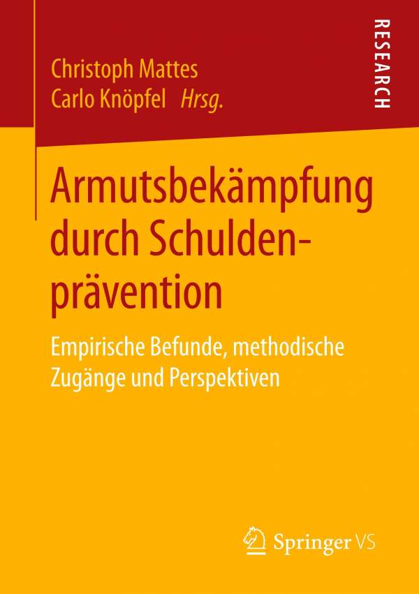 Buchcover «Armutsbekämpfung durch Schuldenprävention» 
