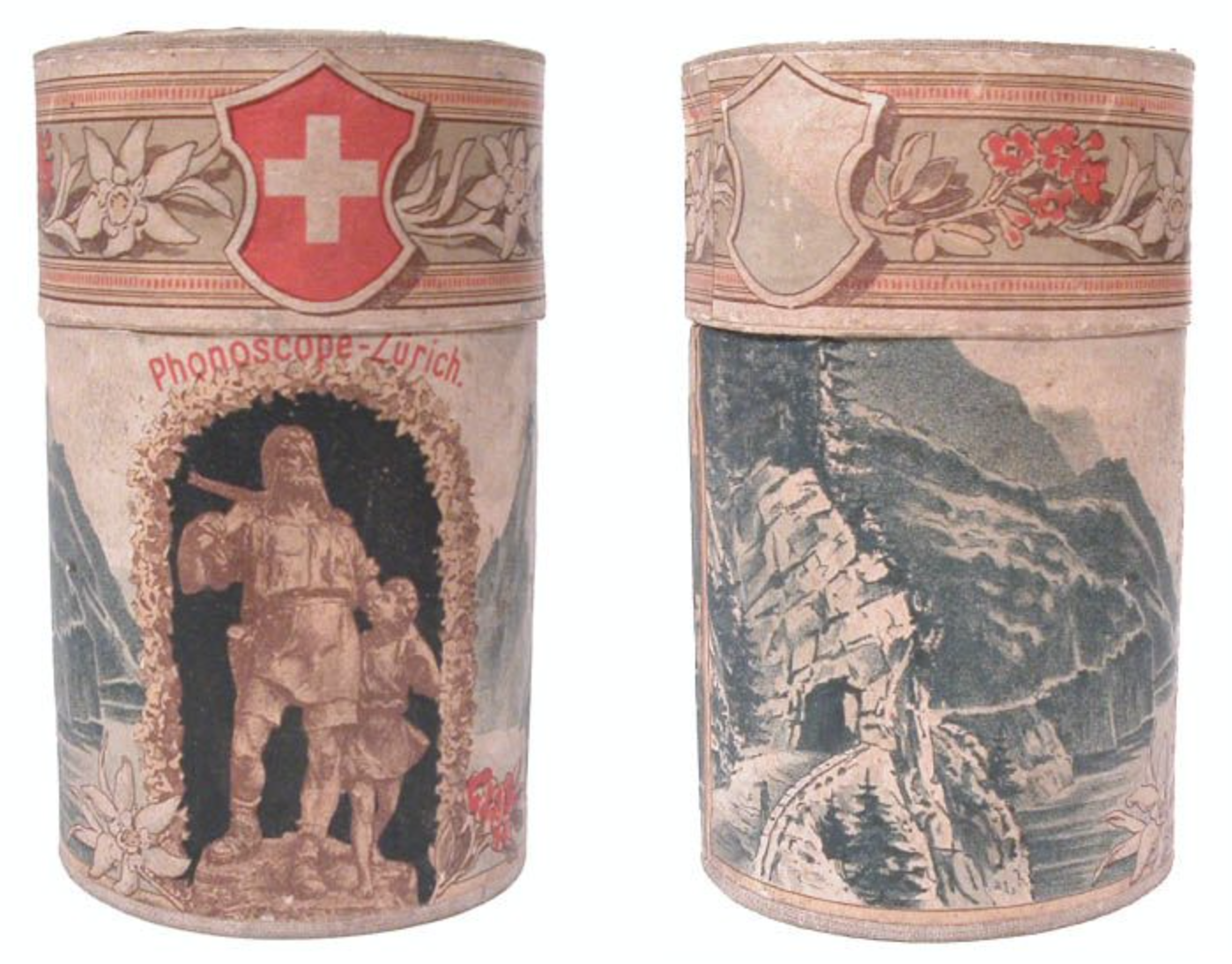 Phonoscope wax cylinders. Zürich