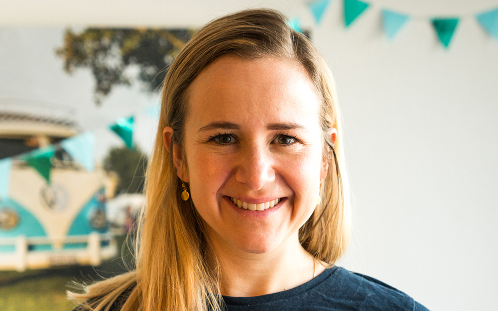 Portrait of Mirjam Affolter, Mitbegründerin von MyCamper