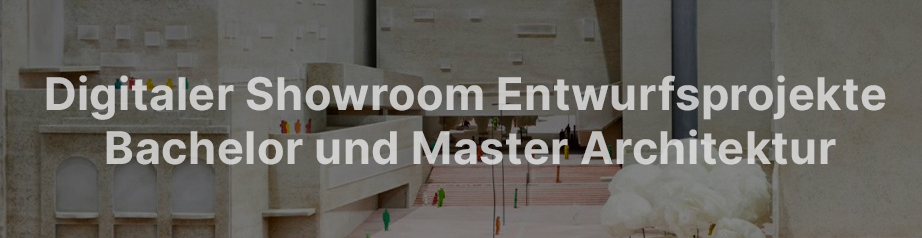 Digitaler Showroom der Entwurfsmodelle