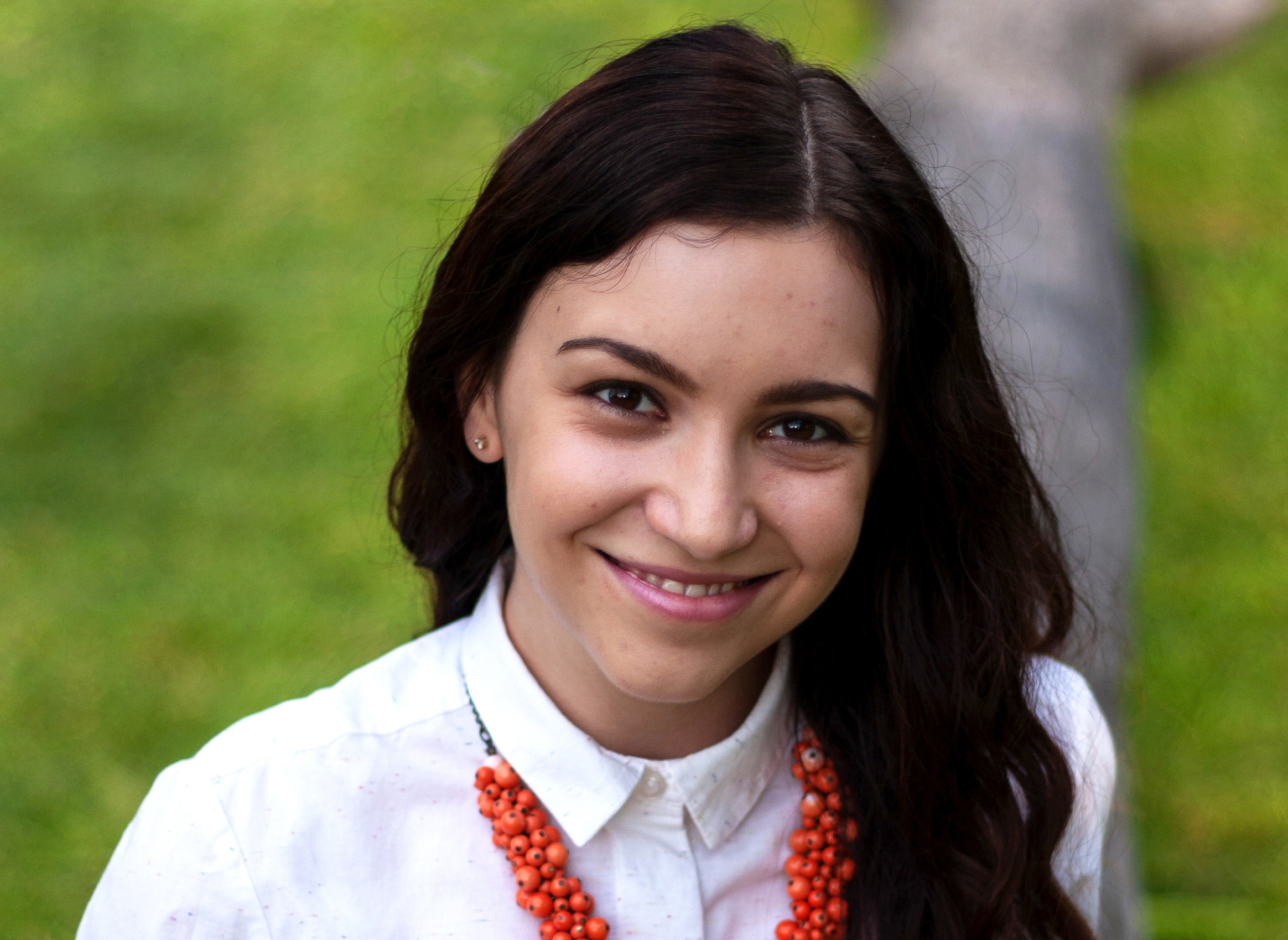 Portrait of Elizabeth Lensmith, Double Degree Studentin der UCT Prague