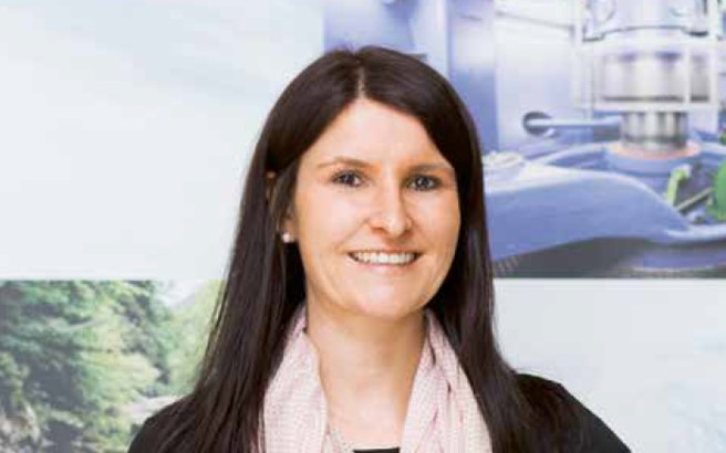 Portrait of Simone Gotthardt, Teilbereichsleiterin Personalmanagement Schluchseewerk