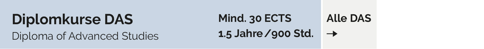 Diploma of Advanced Studies DAS