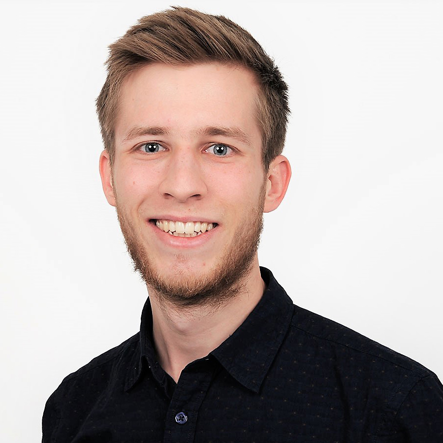 Portrait of Micha Wilhelm, Student studying on a part-time basis while in employment