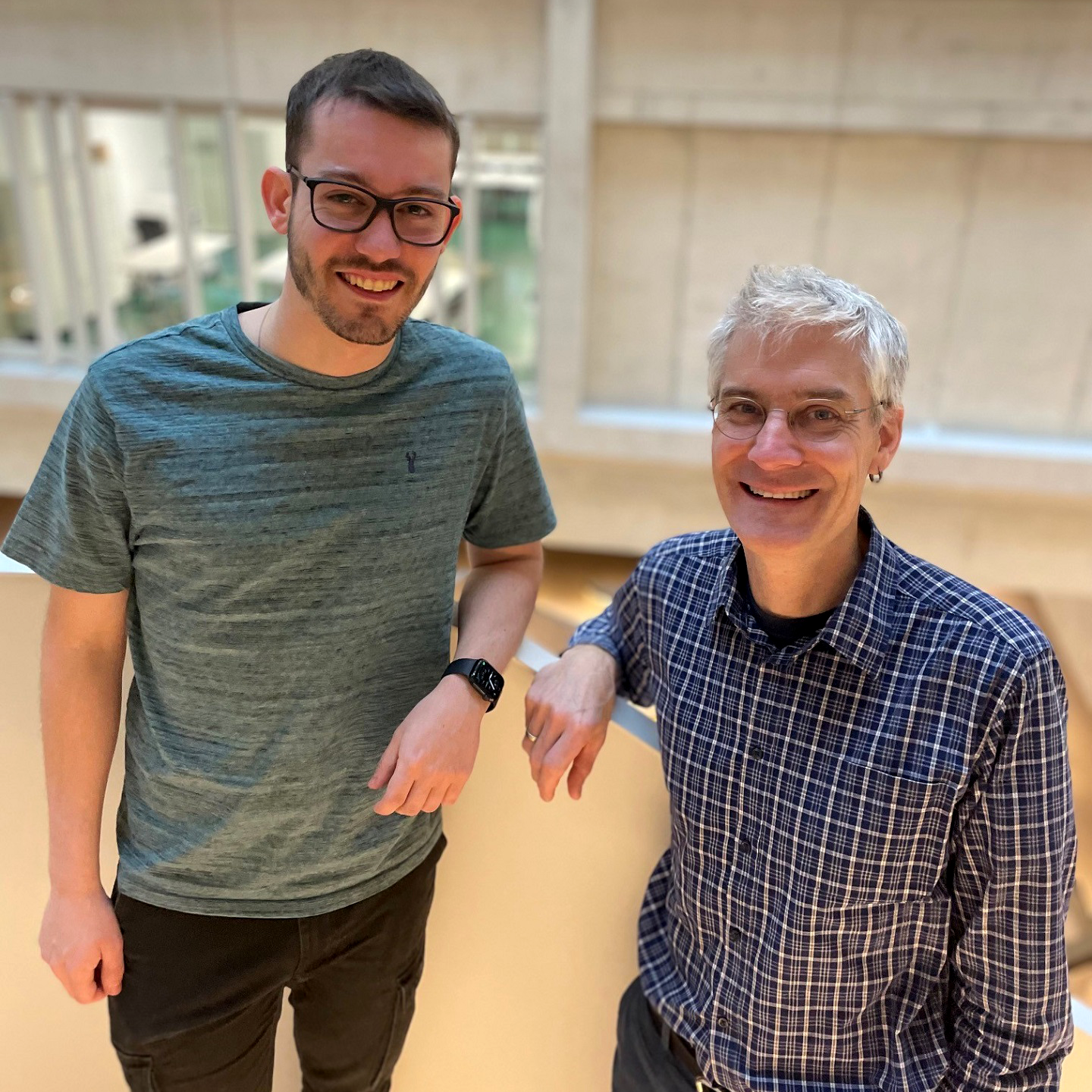 Portrait of Pascal Gfeller and Michael de Wild